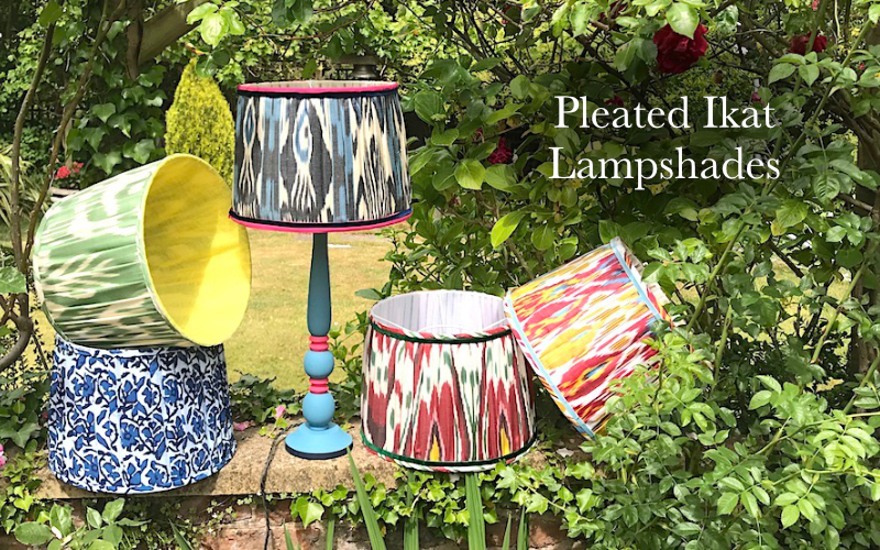 Pleated Ikat lampshades category