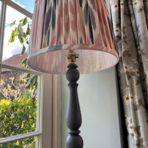 Margot  - Painted Grey Wooden Lamp base