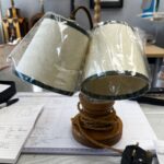 bespoke lampshades in wrapper studio workshop